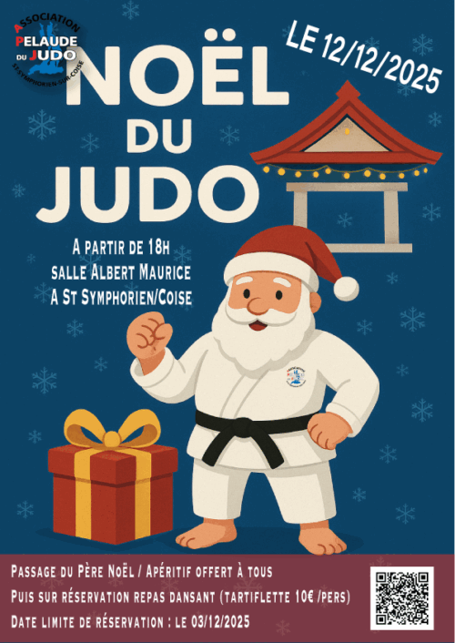 Visuel poiur l'événement du club de judo Pelaude du Judo